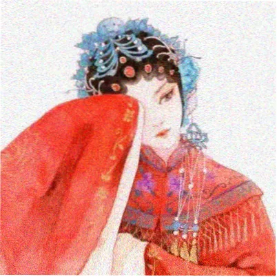 观众留言头像，戴着耳机的手账读者